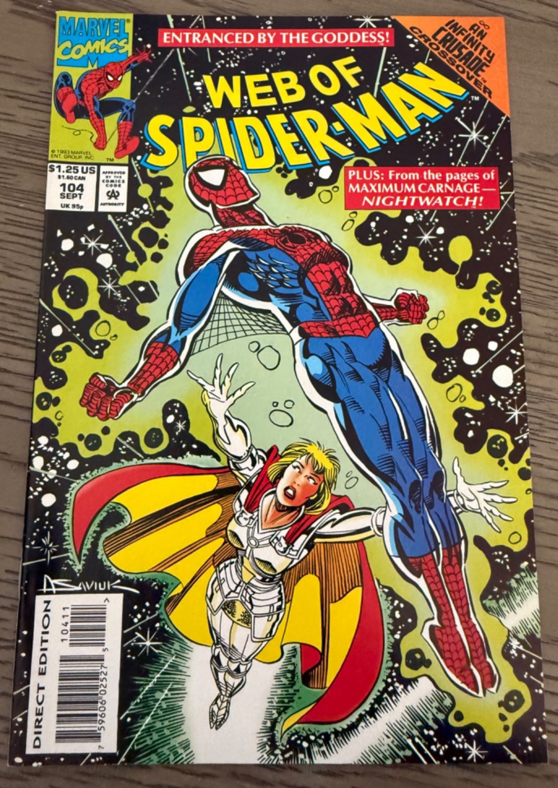 Web of Spider-Man #104 (Marvel Comics September 1993) Bagged & Boarded