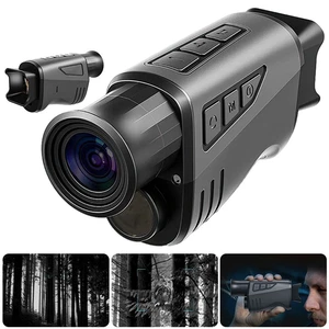 Vision nocturne numérique monoculaire 12MP Téléscope infrarouge 984ft 16X Zoom IR Gants
