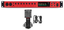 Focusrite Clarett 8Pre USB-C JFET/ADAT Audio Recording Interface  Microphone