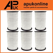 6x 200m x 20mm Dr&auml;hte Elektrozaun Polyband Reitsport Kleinhalteumfang