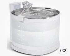 Elfin Fountain Pumpless Cat Water, Wireless Pet Fountain New Open Box