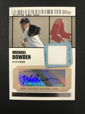 2009 Topps Ticket to Stardom #TSAR-MB Michael Bowden Autograph Relics /489