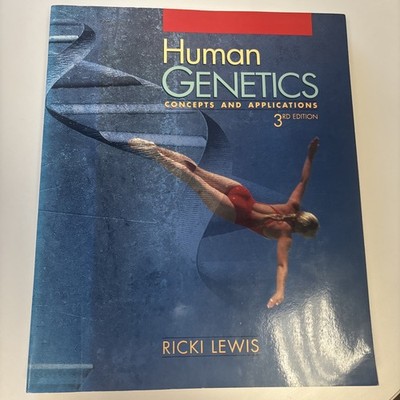 Human Genetics by Ricki Lewis (1998, Hardcover)