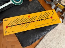  1970 1980 Amsterdam Straßenbahn Schild Zuglaufschild Kunststoff Original