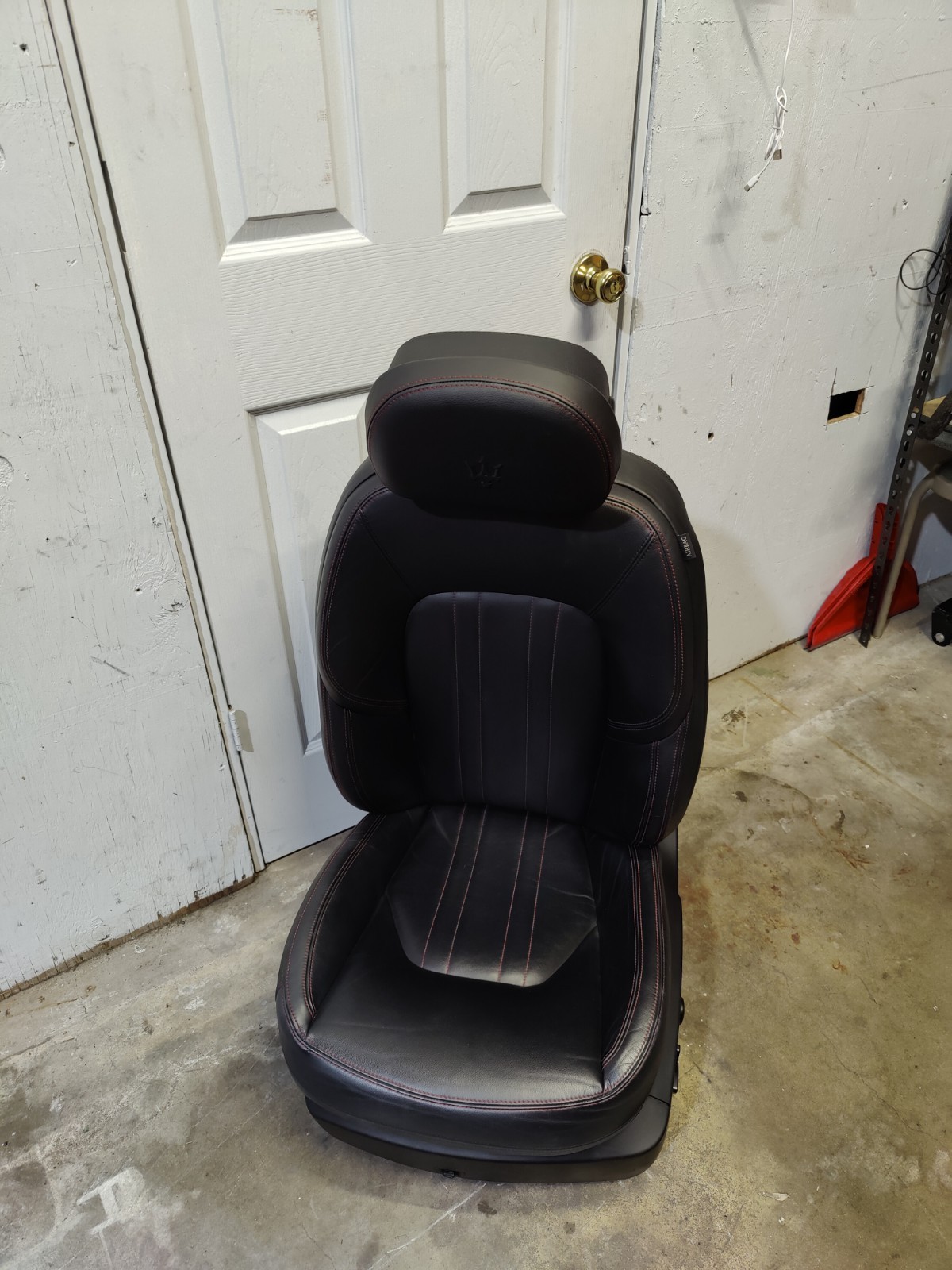2014-2024 MASERATI GHIBLI FRONT LEFT DRIVER SEAT RED STITCHING LOCAL PICKUP ONLY