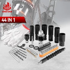 44PCS 1/2'' Socket Wrenches Set Impact Socket Adapter For Impact Driver Wrench
