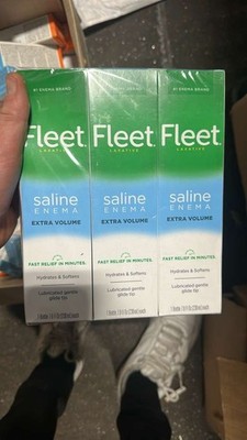 Fleet Laxative Saline Enema   Extra Volume (3-Pack)