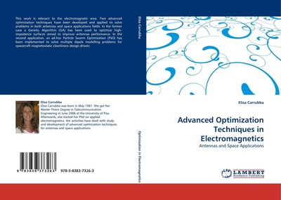 Advanced Optimization Techniques in Electromagnetics Elisa Carrubba