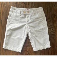 juicy couture womens VTG Bermuda shorts sz. 2 white