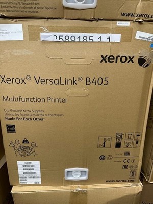 4 New Xerox VersaLink B405/YDN Monochrome Multifunction Printers (MERC)