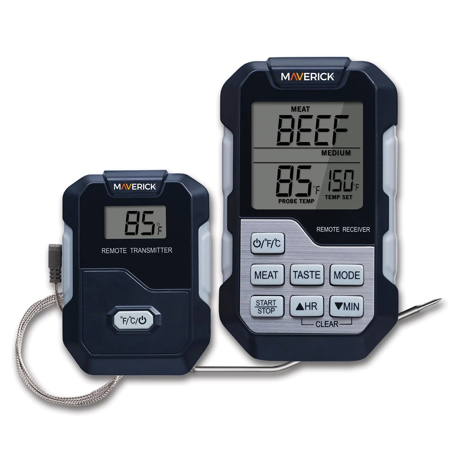 Long Range Digital Wireless Meat Thermometer, 300 ft Remote Monitoring, Timer...