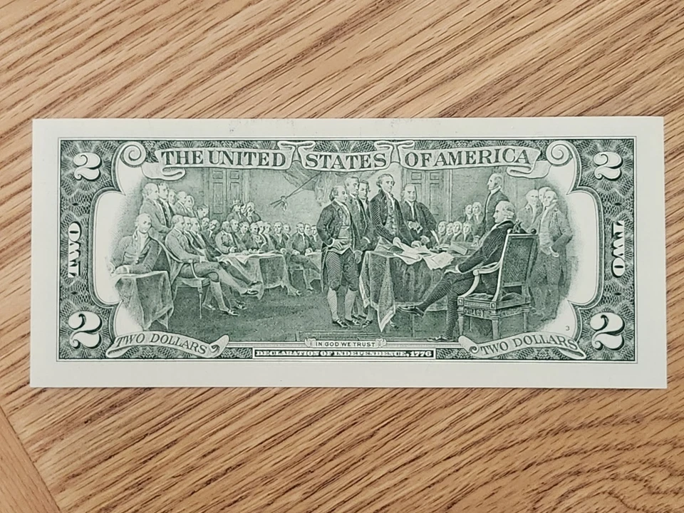 2009 $2 "STAR NOTE" DALLAS DISTRICT UNC/GEM K00205256* 512K RUN 1 OF 3 CONS SER - Image 2 of 4