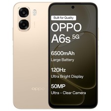 Oppo A6s 5G (Gold, 6GB RAM,128GB Storage) Dimensity 6300 Global Version.