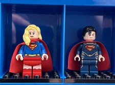 Lego DC Minifigur 76040 Supergirl + Superman NEU