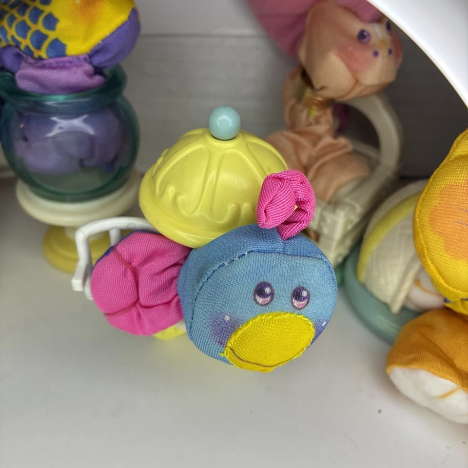 Lote De Colección 1987 De 6 Fisher-Price Smooshees Critter Cuddlers & their Homes Foto 4 de 4