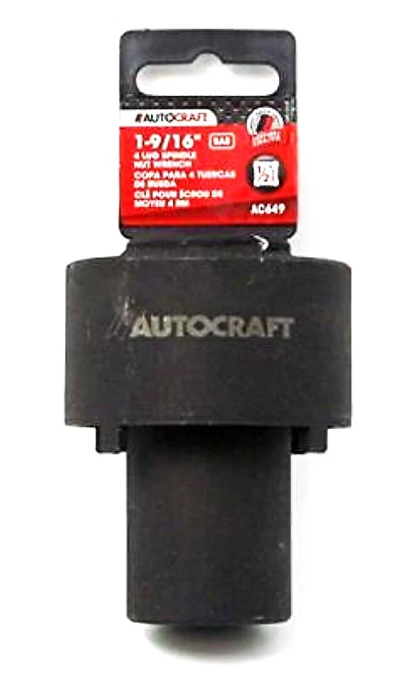 Autocraft 1-9/16" 4 Lug Spindle Nut Wrench Socket for Ford F-350 F-250 #AC649