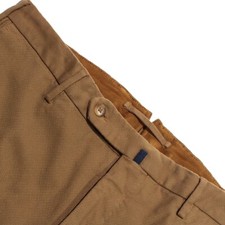 Incotex NWT Chinos / Casual Pants Size 50 US 34 Slim Light Brown Cotton Blend