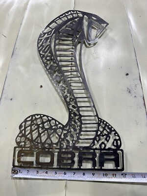 Ford Cobra Snake SVT Shelby Heavy Duty Steel Metal Sign 20 Ford Cobra Snake SVT Shelby Heavy Duty Steel Metal Sign 20