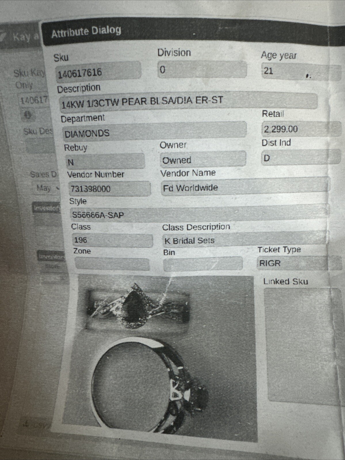 Engagement Ring Set - image 4