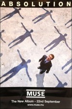 Muse poster - Absolution. Original 60'x40"