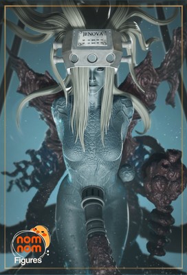 Jenova - Final Fantasy 7 - Fan Art Figur - 3D Resin Print 245/117mm Bust 98mm