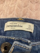 Abercrombie Girls Blue Denim Shorts 16