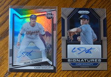 Cade Doughty Auto 2022 Elite Extra Edition Prime Numbers B #/61+Prizm Signatures