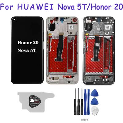 LCD Display Touch Screen Digitizer Assembly For Huawei Honor 20/ Nova 5T Replace