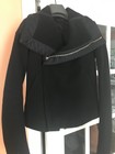 Rick Owens Clean Biker Leather Shoulder Collar (RET $1,747) — photo 1