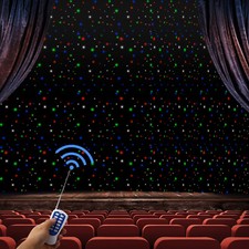 LED Star Stage Backdrop 13.12 9.84ft Star Curtain Background Starry Sky 240 LEDs