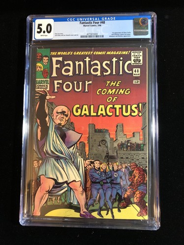 Fantastic Four #48 Marvel Comics 1966 1st Appearance Silver Surfer CGC 5.0