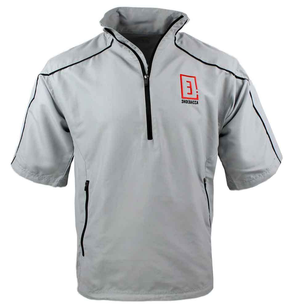 SHOEBACCA Free Swing Персиковый пуловер с коротким рукавом HalfZip Мужская серая повседневная верхняя одежда