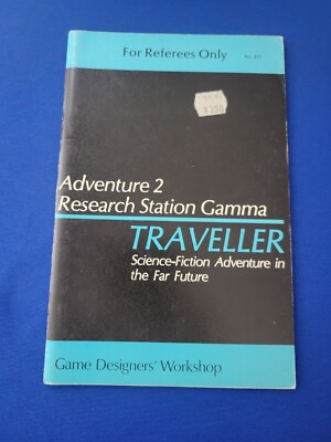 Adventure 2 Research Station Gamma - GDW Traveller