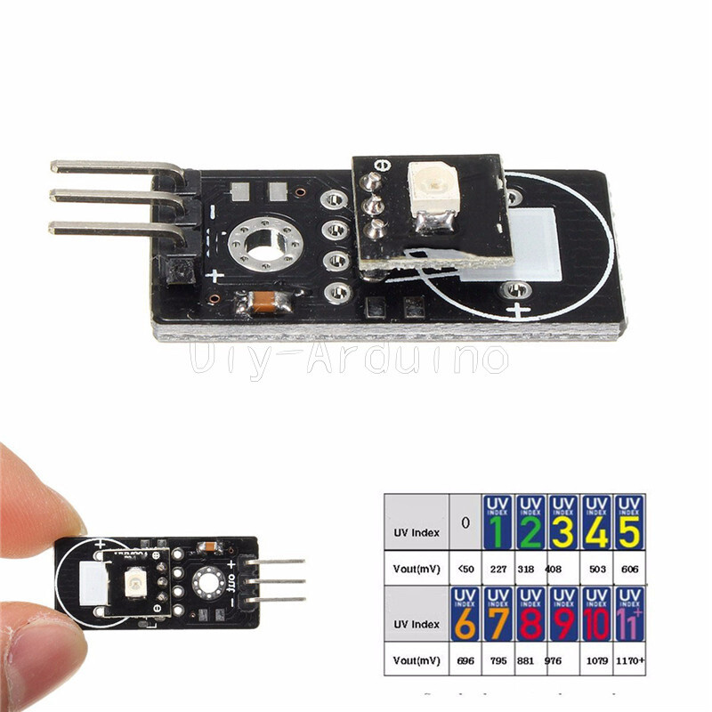 UV Sensor Module For Arduino – Ultraviolet Ray Detection Board 1PCS