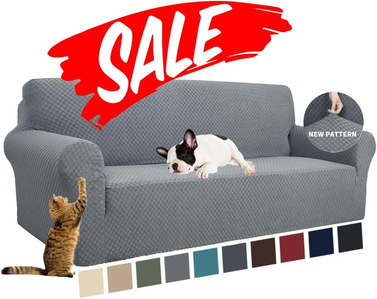 Fundas De Sofa Gris Grande Para Cojines Plazas Cubierta Cubre