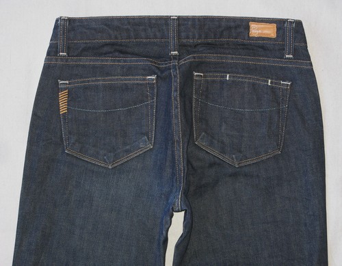 Jean acampanado Paige Robertson pierna completa tiro medio Wm talla 27-talla 28 ajuste-azul oscuro L32,5 - Imagen 2 de 10