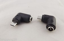 5.5mm x 2.1mm Female to Micro USB 5 Pin Male Right Angle DC Power Supply Adapter