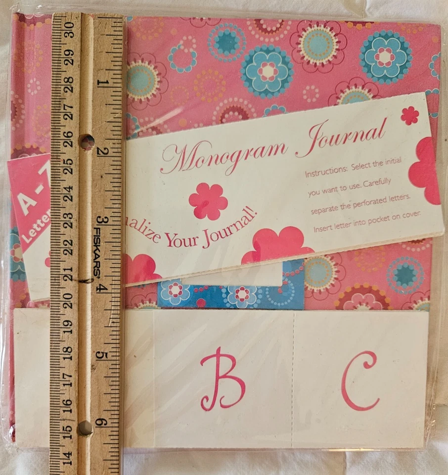 Pink Monogram Journal Individualize Your Journal A-Z Letters Included - Image 4 of 4