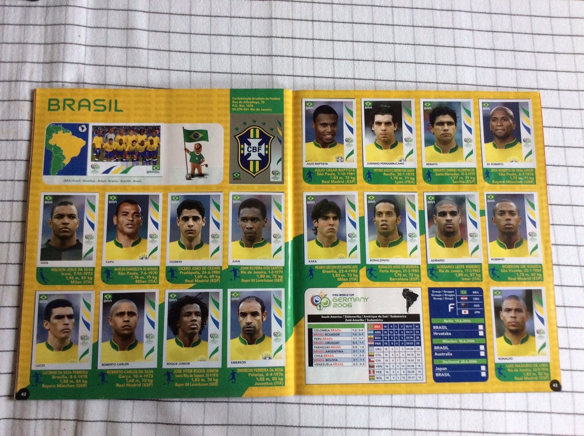 Panini 2006 World Cup Germany Sticker Album 100% Complete - VGC