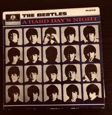 The Beatles. A Hard Days Night. 1964 vinyl LP. Mono PMC1230 XEX