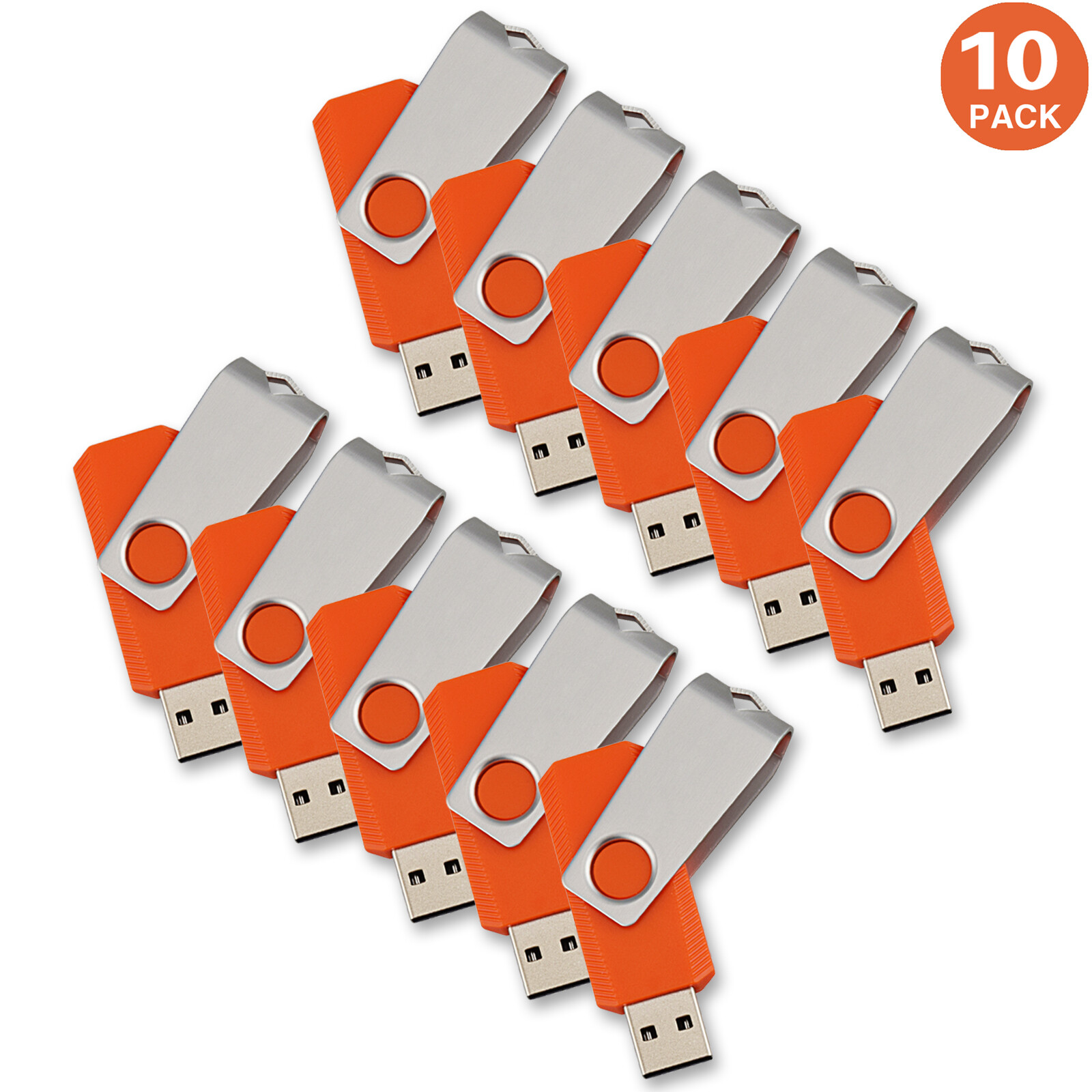 Memoria USB kootion 10 piezas/lote 1GB-16GB USB 2.0 con giro, imagen 6