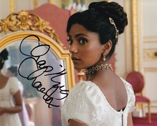 CHARITHRA CHANDRAN signed autograph 20x25cm BRIDGERTON in person autograph COA