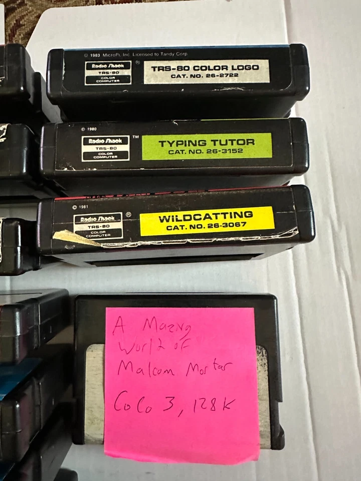 Vintage TRS-80 Tandy Coco Game Cartridge Program Paks /Mix & Match - Image 4 of 4