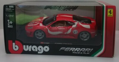 Burago Ferrari F430 Fiorano Race and Play Red 1:24 Made in China