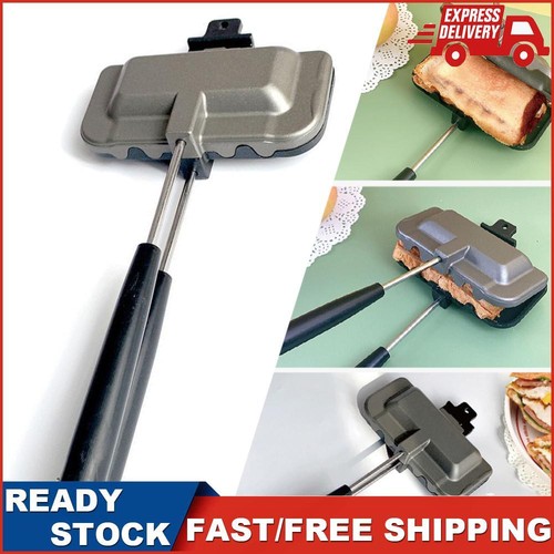 Breakfast Sandwich Makers Double-sided Panini Press for Pancakes Omelets Toast