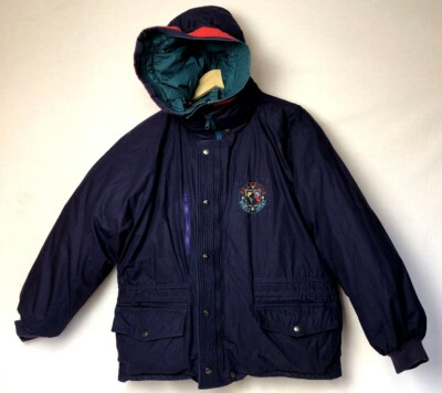 Brambilla World Sport Puffer Reversible Down Coat Unisex sz M/L