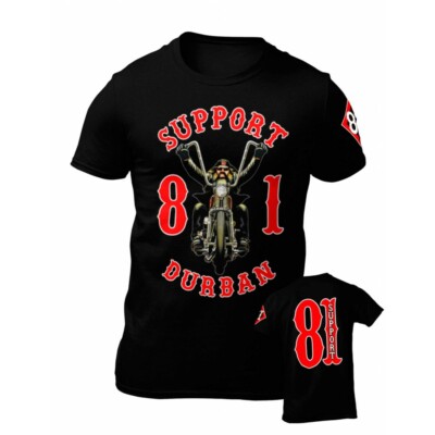 49 Hells Angels South Africa Durban  Support 81 T-Shirt schwarz