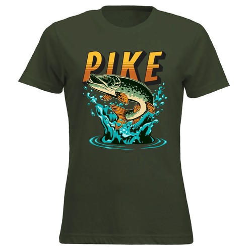 Camiseta Pike Divertida Northern Pike Pescador Camiseta Papá Pescador Pescador Abuelo - Imagen 15 de 41