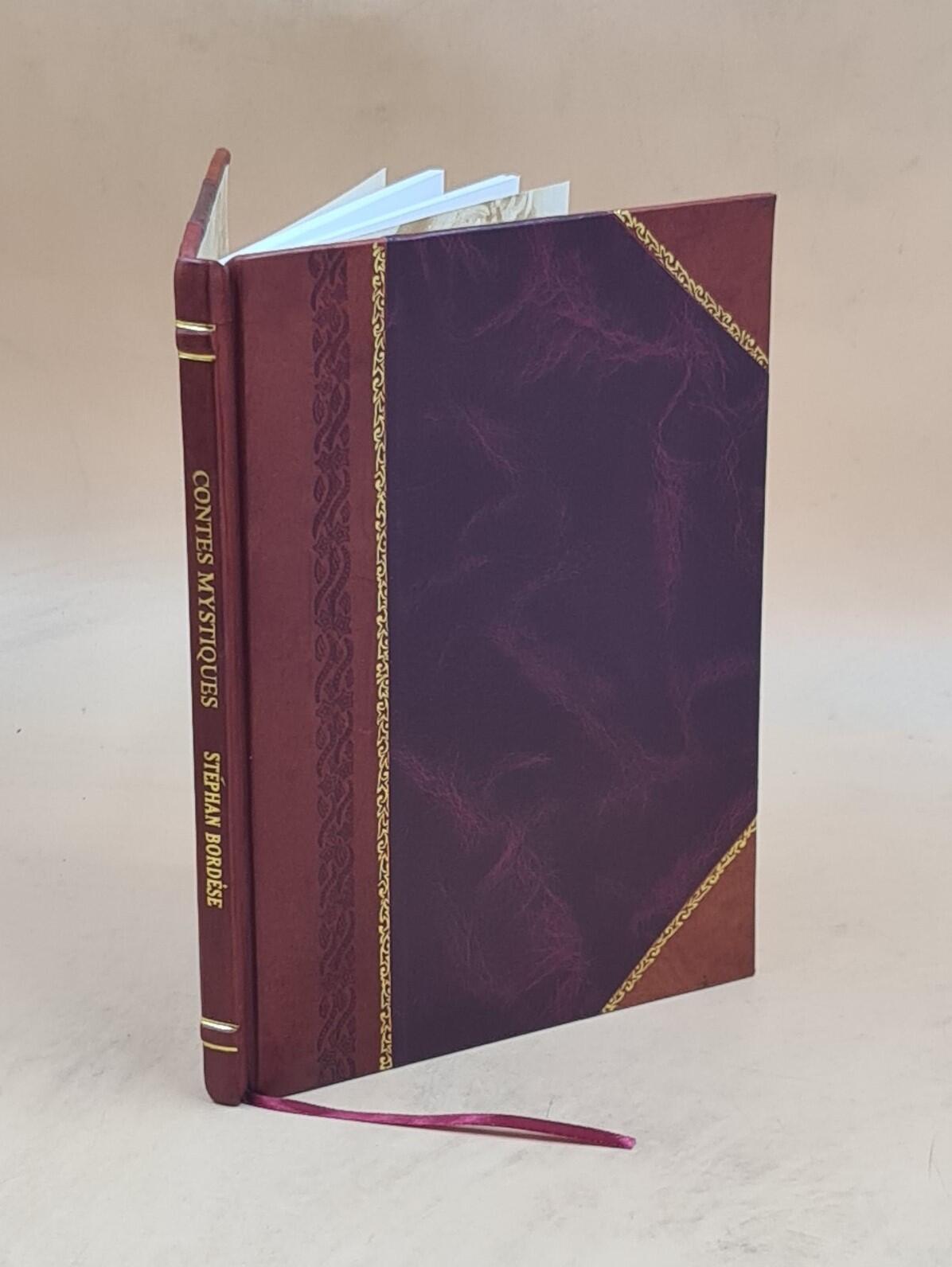 Vintage 1890 Contes Mystiques Leather Bound Collector's Edition