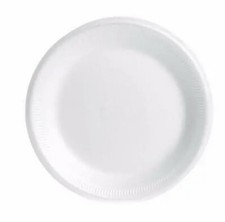 100 High Quality Polystyrene Disposable Foam plates 9" Wedding Parties BBQ Plate